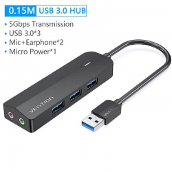 Hub USB 3.0 con Tarjeta de...