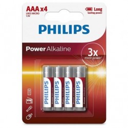 Pack de 4 Pilas AAA Philips...